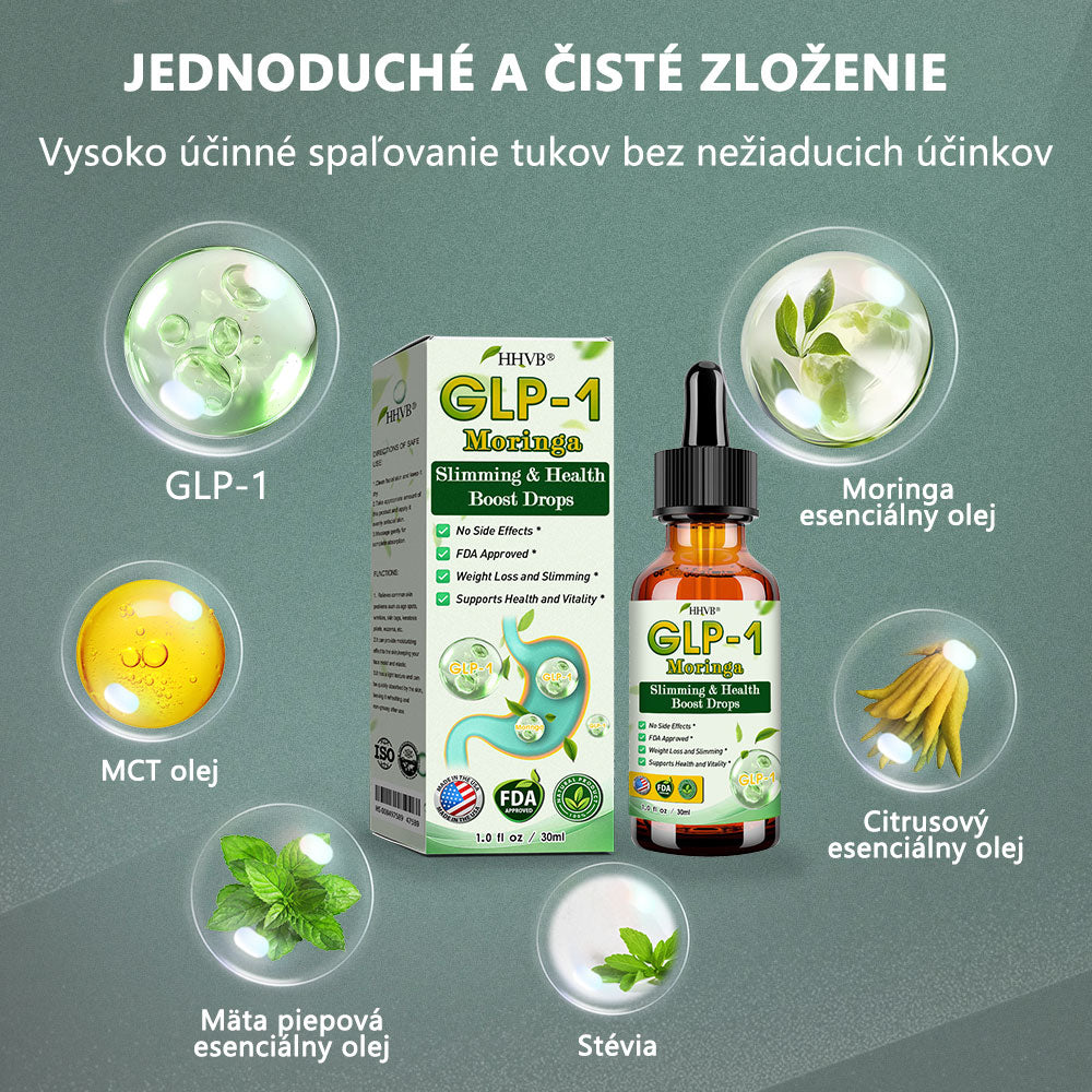 TLOPA® GLP-1 Slimming & Health Boost Drops | Potravinársky spaľovač tukov (Vyvinutý Spoločnosťou pre obezitu)